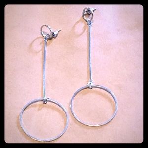 3/$12! A New Day Long Circle Dangle Earrings